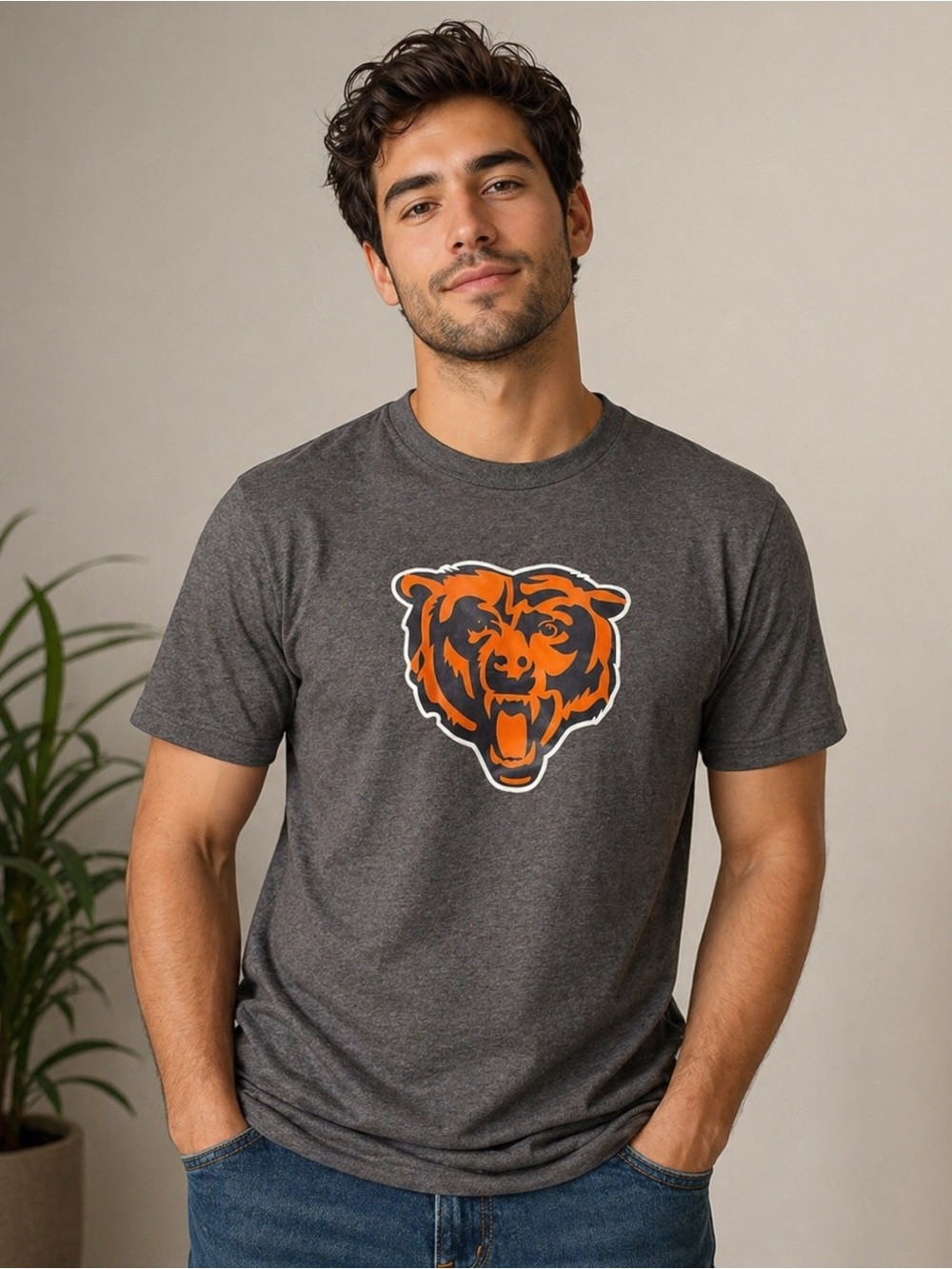 Unisex NFL Chicago Bears Logo T-Shirt Size Large